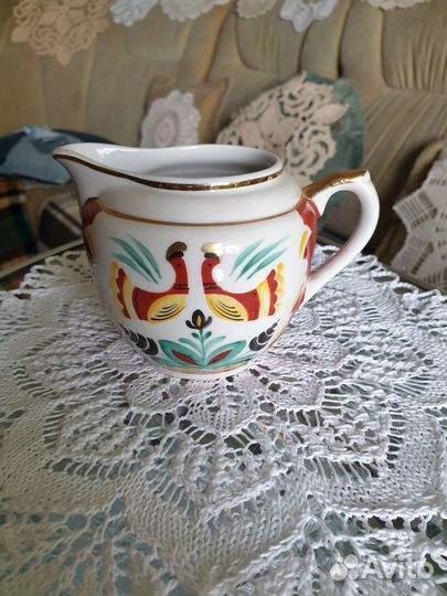 Винтаж Молочник, сливочник Вербилки фарфор