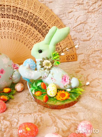 Пасхальные Зайки на подставке