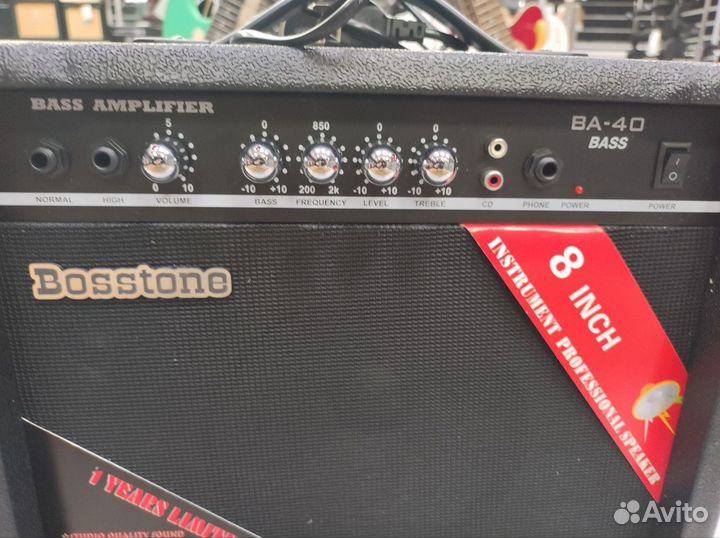 Комбоусилитель для бас-гитары Bosstone BA-40W
