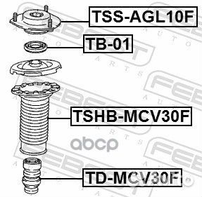 Опора переднего амортизатора tssagl10F Febest