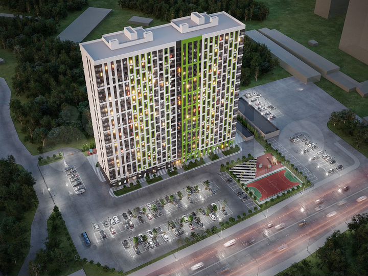 2-к. квартира, 62,5 м², 10/26 эт.