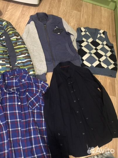 Пакет вещей и обуви на мальчика 7-8 лет