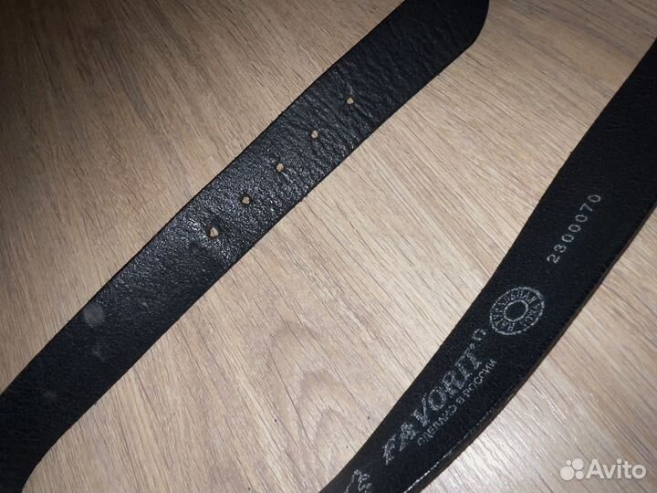 Ремень унисекс из натуральной кожи