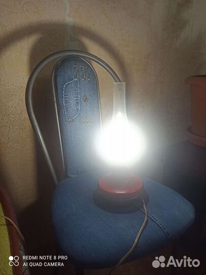 Светильник настольный винтаж СССР под керосинку