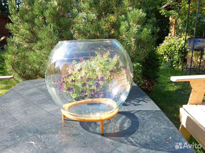 Аквариум круглый СССР 20-25 литров