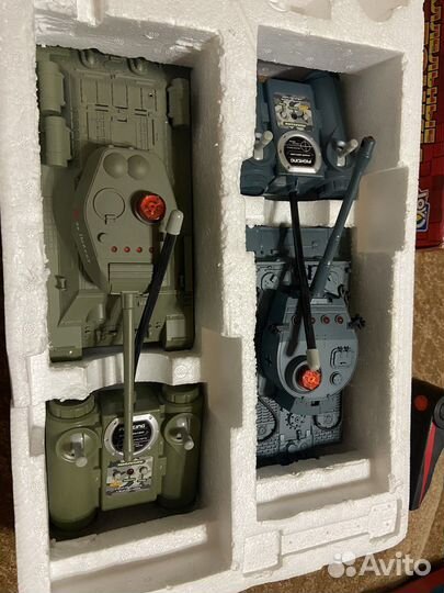 Танковый бой на радиоуправлении