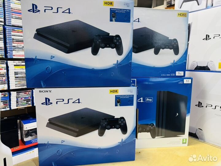 Sony playstation 4 slim как новые
