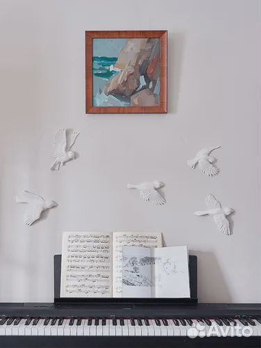 Птички из гипса для декора