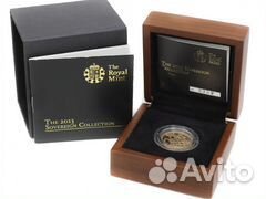 Золотой соверен 2013 года (sovereign) - proof