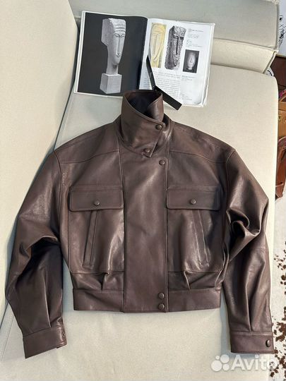 Кожаная куртка Saint laurent S-XL