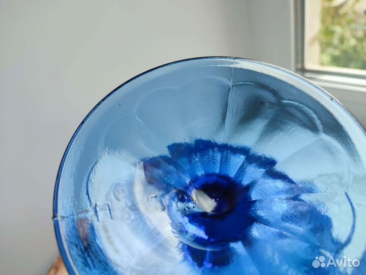 Посуда СССР цветное стекло(кобальт,голубое)