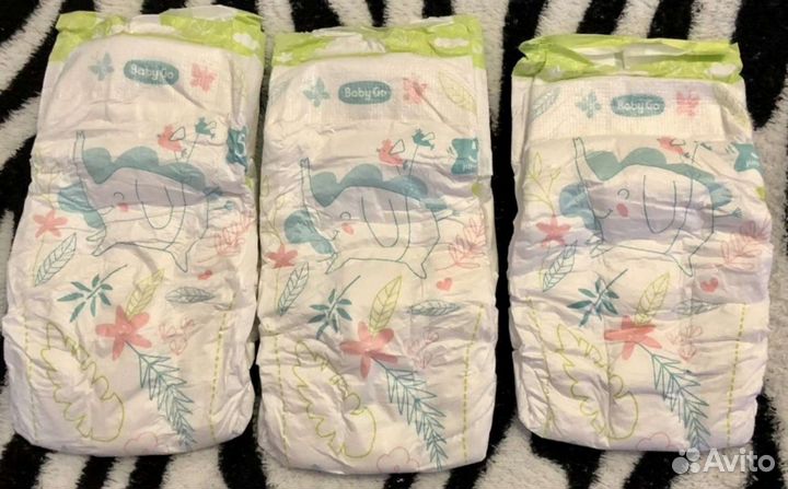 Подгузники на липучках 3,4,5 размера