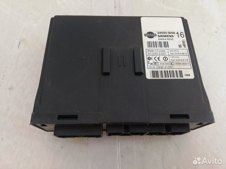 Блок комфорта ниссан альмера н 16