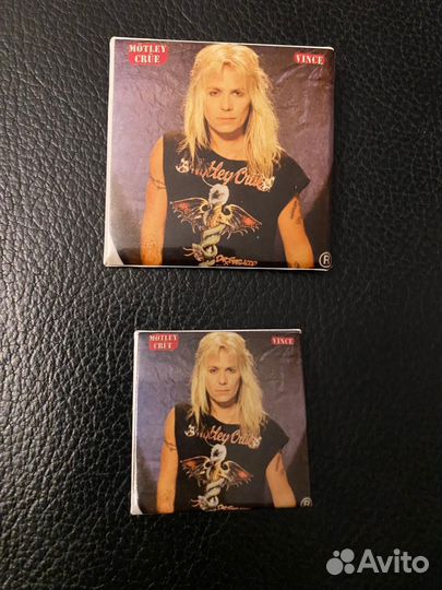 Motley Crue / Vince Neil значки, 1989г, Канада