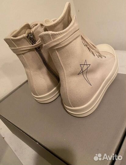 Rick Owens Wmns drkshdw Fogachine Pentagram milk