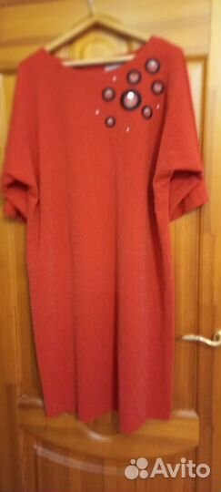 Платье трикотажное женское, с люрексом