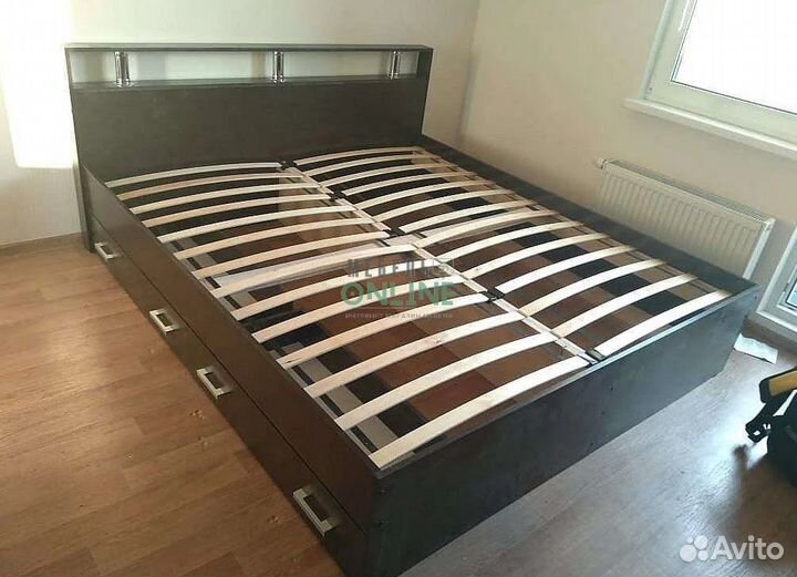Кровать Саломея двуспальная с ящиками