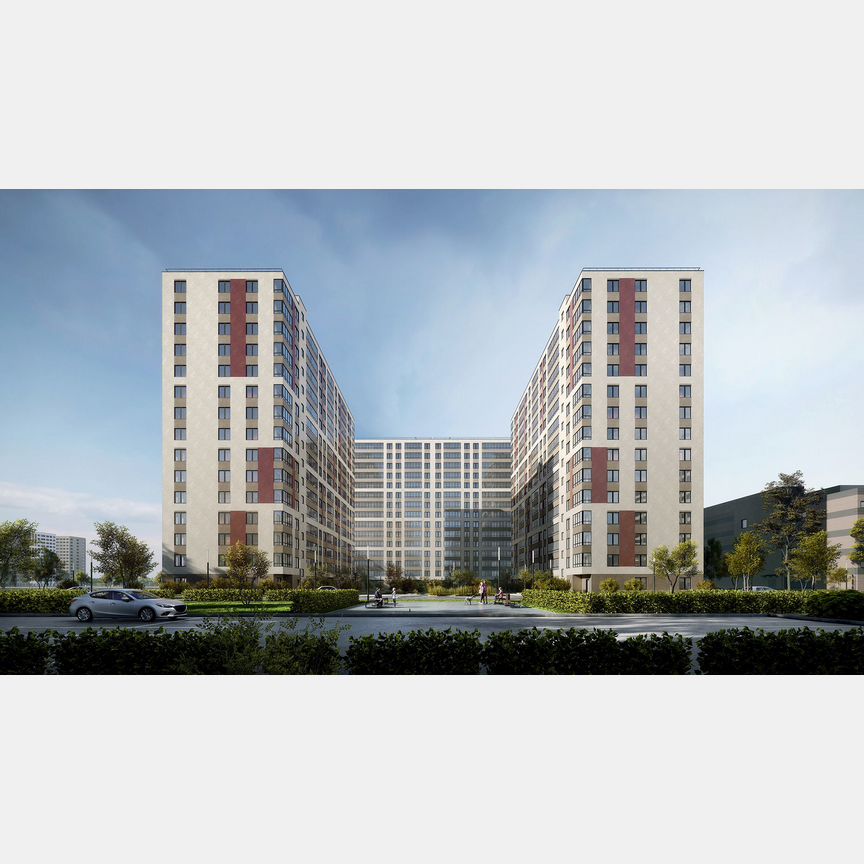Квартира-студия, 28,7 м², 3/16 эт.