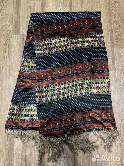 Атласный шарф, размер 48*160 см