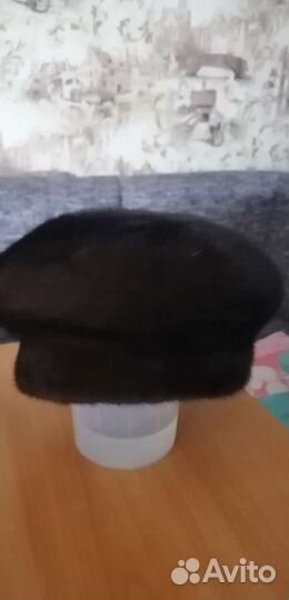 Берет женский норковый