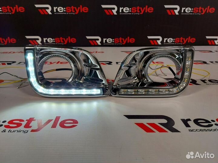 Накладки на туманки Land Cruiser Prado 150 R1630