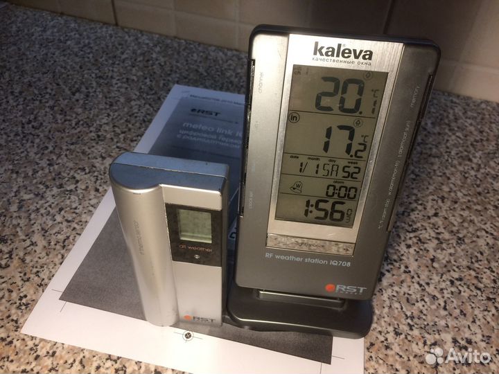 Метеостанция RST (цифр. термометр с радиодатчиком)