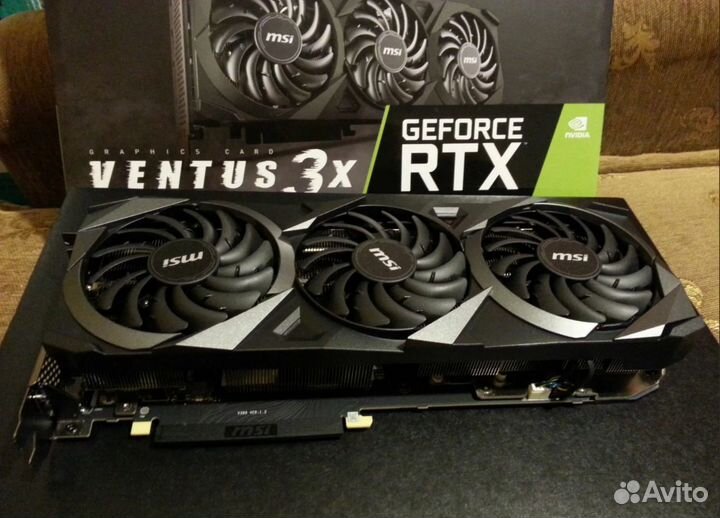 Видеокарта RTX 3080 TI Ventus 3X днс гарантия