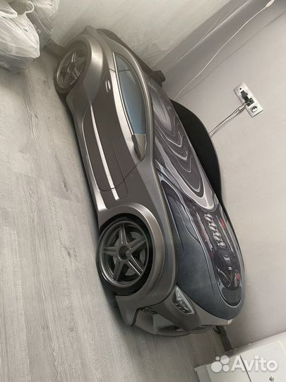 Детская кровать машина с подсветкой