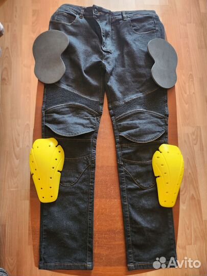 Мото джинсы мужские 52-54р