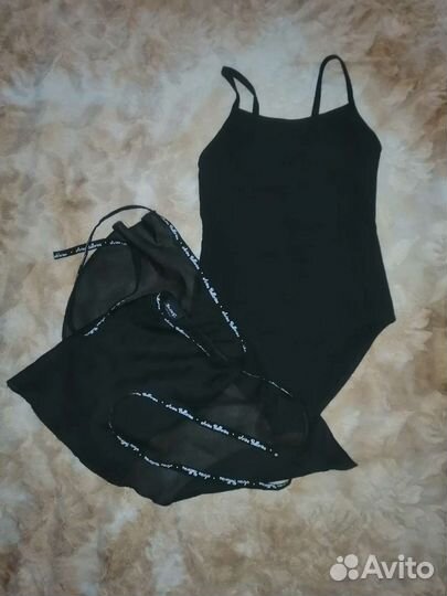 Купальник с юбочкой для балета, танцев, гимнастики