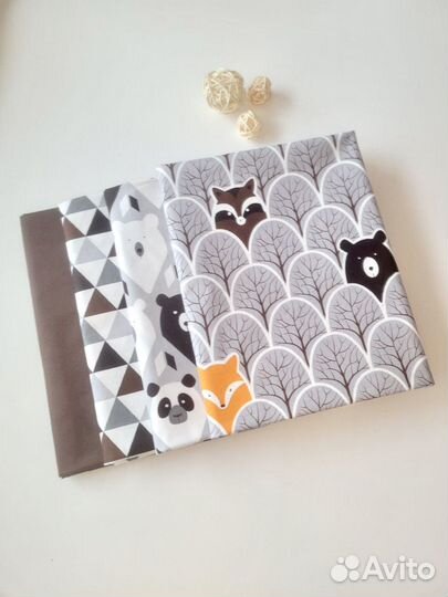 Сатин хлопок ткань отрезы