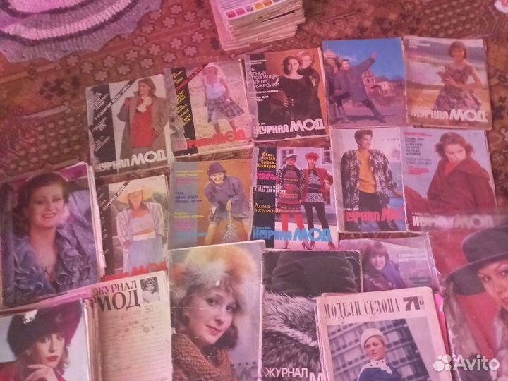 Журнал мод, с 1971г по 97г