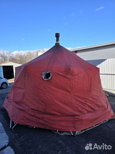 Палатка для зимней рыбалки бу