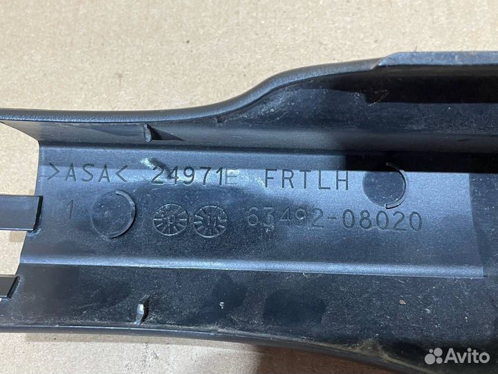 Крышка (заглушка) рейлинга передняя левая Toyota