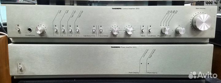 Усилитель 2-х блочный Tandberg TCA3002 TPA3003
