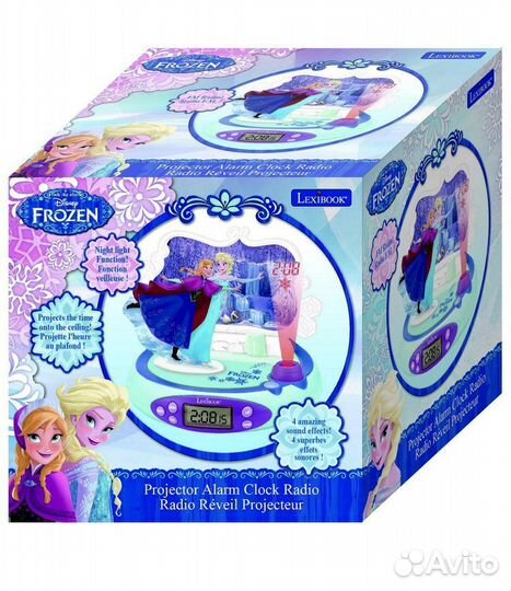 Часы будильник проектор радио