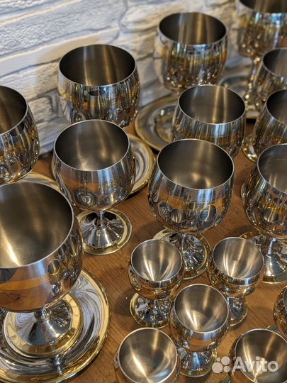 Zepter набор Принц бокалы, рюмки, блюдца, поднос