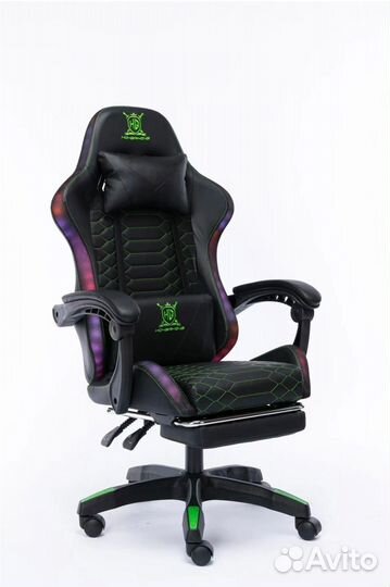 Игровое компьютерное кресло с подсветкой RGB