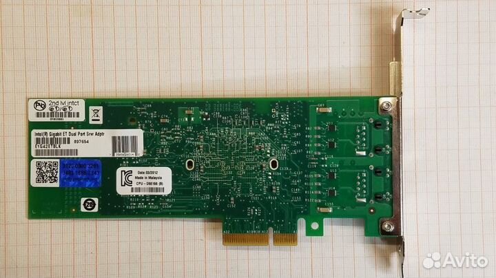 Сетевая карта intel E1G42etblk, б/у
