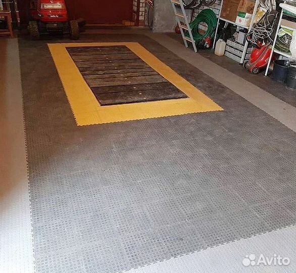 Модульный пол для склада