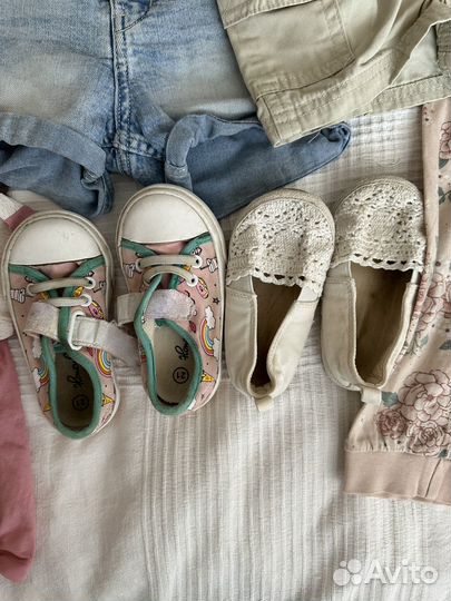 Вещи пакетом на девочку 80-86