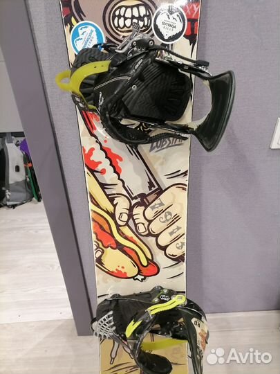 Сноуборд Lobster 150, c креплениями Ribe