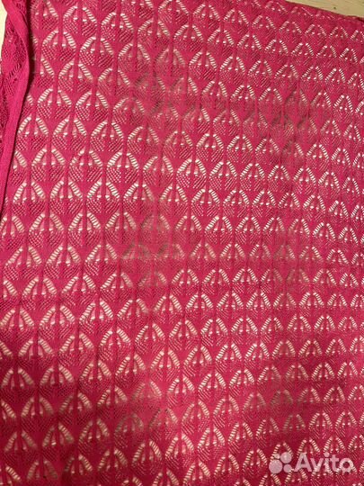 Шарф палантин вязанный