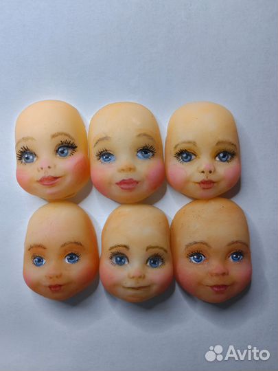 Лица для ватных игрушек