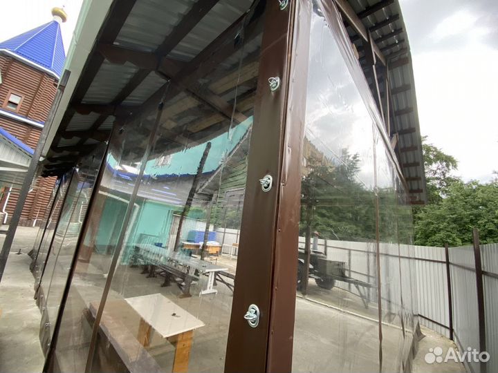 Мягкие окна в дождь