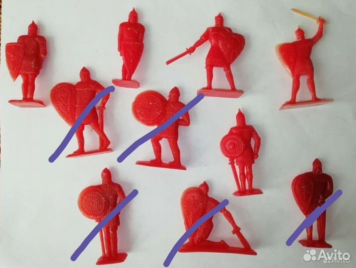Солдатики пластмассовые СССР