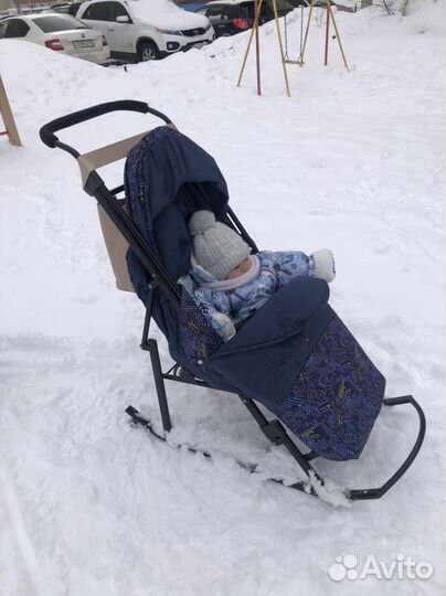 Коляска санки