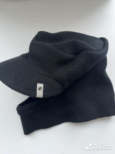 Вязаная кепка-щит Jack Wolfskin размер 56-61
