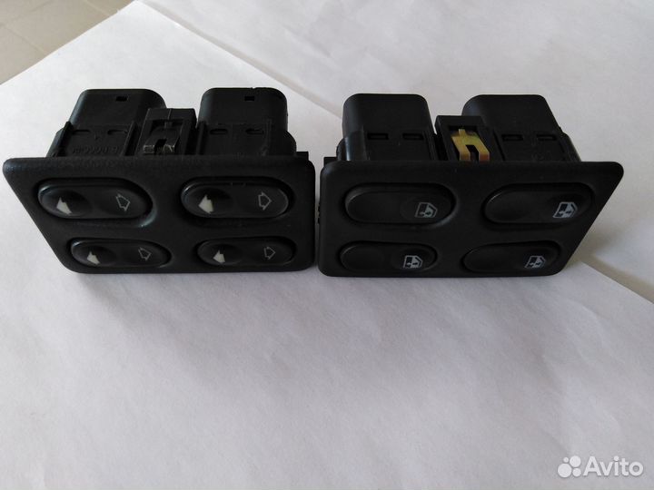 Блок управ. стеклопод. 4 клавиш. ваз 2110-12 авар