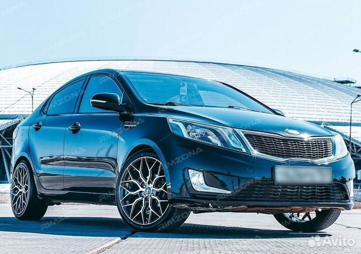 Литые диски R18 на KIA Rio